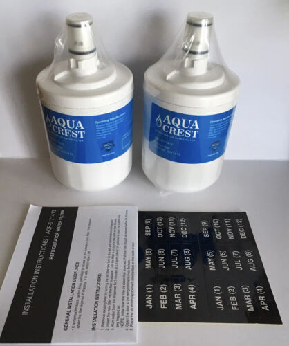 Aqua Crest Water Filters - 8171413 -BRAND NEW-  2 Pack - Fits Whirlpool 8171413 - Picture 1 of 9