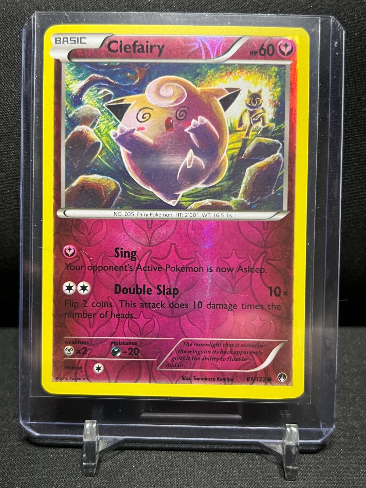 Clefairy 81/122 Reverse Holo Pokémon 2016 XY Breakpoint - LP