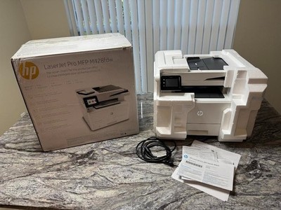 HP LaserJet Pro MFP M428fdw Multifunction Printer Copier Scanner Fax Wi-Fi WORKS