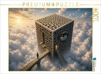 Calvendo Puzzle The Eye Of The Paths | 1000 Pieces, Finished Size 25.2 × 18.9 In