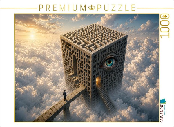 Calvendo Puzzle The Eye Of The Paths | 1000 Pieces, Finished Size 25.2 × 18.9 In-image