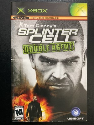 Tom Clancy's Splinter Cell Double Agent Microsoft XBOX Instruction Manual Only