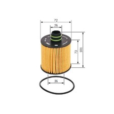 Ölfilter für Jeep Cherokee KL Compass Renegade BU | 24211830