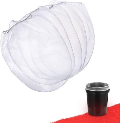 Paint Strainer Bag, 5 Gallon Paint Strainer with Elastic Top Opening White Fi...