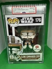 Funko Pop Star Wars CLONE COMMANDER CODY Walgreens Exclusive #176 PSA GRADED 8.5