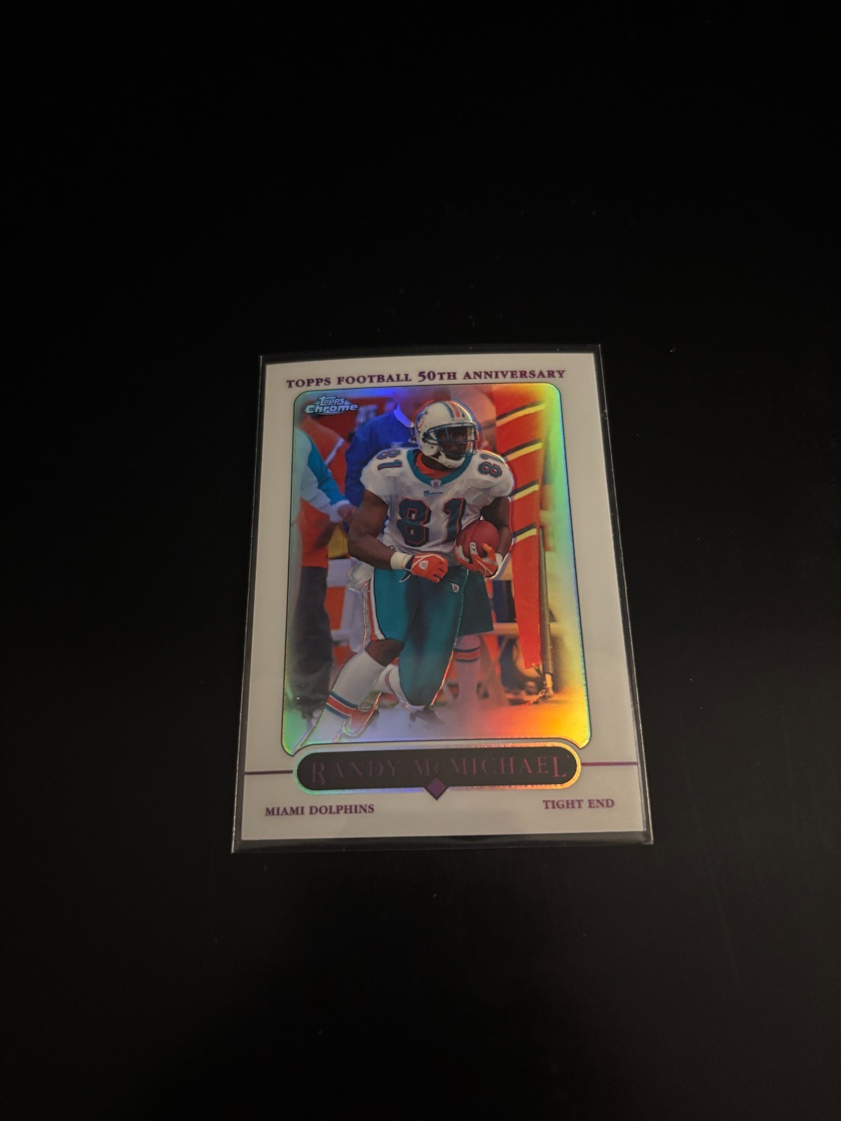 Randy McMichael 2005 Topps Chrome Refractor Dolphins 49