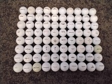 GOLF BALLS X80 BUDGET MIXED BRANDS PACK PEARL/GRADE A USED ●LOOK● FREE P&P 