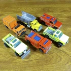 Hot Wheels Lot Of 6 BW Blackwall Dump Truck Trash Snow Plow Fire Eater Emergency
