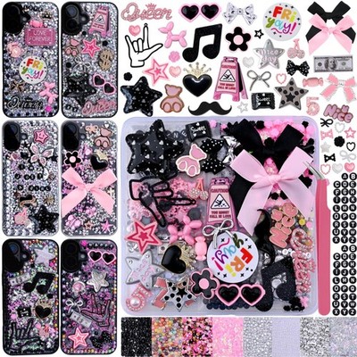 1600Pcs Junk Phone Case Charms Kit,DIY Phone case Decorations with Assortment...