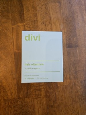 DIVI Hair Vitamins Nourish + Support 120 Capsules Supplement Read Description