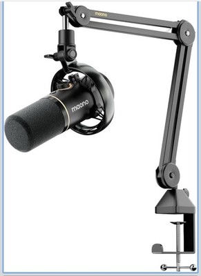 MAONO PD200W Hybrid Wireless Podcast Microphone for PC, XLR USB Dynamic Mic Kit