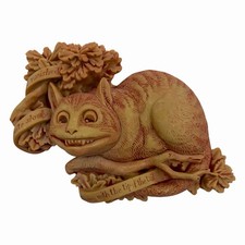 Catkin Tales David Lawrence Cheshire Cat 5” Figure Sculpture Art White Winds