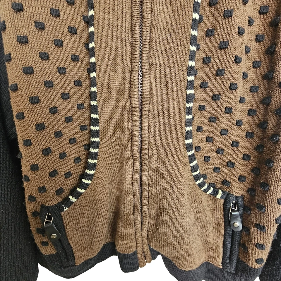 Винтажный Jamie Sadock женщин свитер куртка Gorpcore гольф съемные рукава M - Изображение 3 из 4