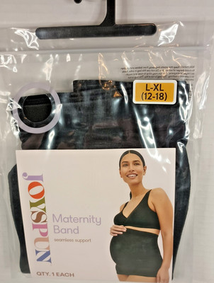 Joy Spun Maternity Maternity Belly Band Size L/XL New Black