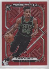 2020-21 Panini Obsidian Electric Etch Red Flood Aaron Nesmith #178 0n17