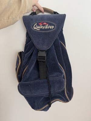 Vintage 90s Quiksilver Corduroy Backpack