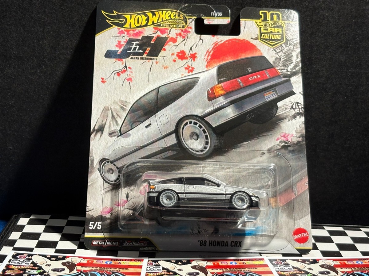 1/64 HOT WHEELS JAPAN HISTORICS 5 1988 HONDA CRX SILVER | eBay