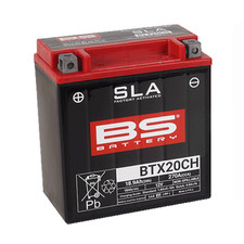 BATTERIA BS SLA BTX20CH PER MOTO GUZZI 1200 NORGE DAL 2006 AL 2010 POTENZIATA