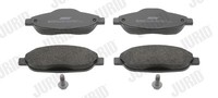 Jurid 573241J Bremsbelagsatz, Scheibenbremse For Peugeot