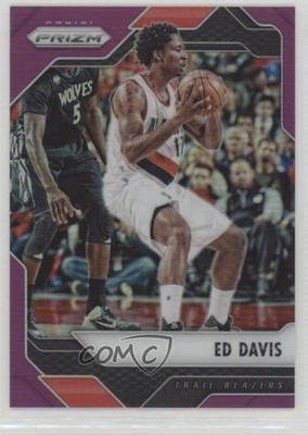 2016-17 Panini Prizm Purple Prizm 56/75 Ed Davis #280 y0i