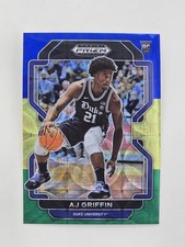 2022-23 Panini Prizm Draft Picks AJ Griffin Choice Blue Yellow& Green Prizm (RC)