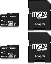 INLAND Micro Center 32GB Class 10 Microsdhc Flash Memory Card with Adapter for M