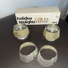 Menu 2 Teelichthalter aus Glas Design By Norm Auswechselbarer Schirm