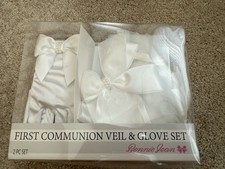 Bonnie Jean First Communion Veil and Glove Set