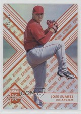 2018 Panini Elite Extra Edition Aspirations Orange 74/100 Jose Suarez #122 iu7