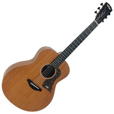 Vintage Vintage 100MH massive Platte Reisegröße Akustikgitarre, Mahagoni