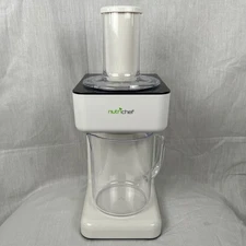 NutriChef Electric Food Spiralizer 3-in-1 Processor Salad Shooter Shredder