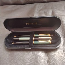 Juego de 3 piezas Pelikan Souverän: pluma estilográfica, bolígrafo, lápiz mecánico