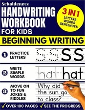 Handwriting Workbook for Kids: 3-in-1 Writing Practice Book to Master Letters, W
