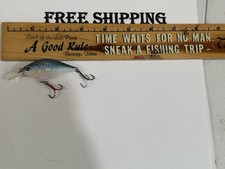 VINTAGE DISCONTINUED Lucky Craft Wobty 61 CRNAKBAIT USED TACKLE BOX FIND