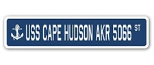 USS Cape AKR 5066 Street Sign us Navy Ship Veteran Sailor Gift