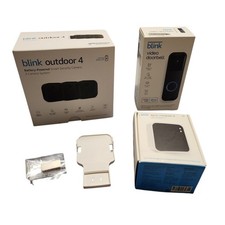 Blink Outdoor 4 Security Camera 3-Pack Doorbe...