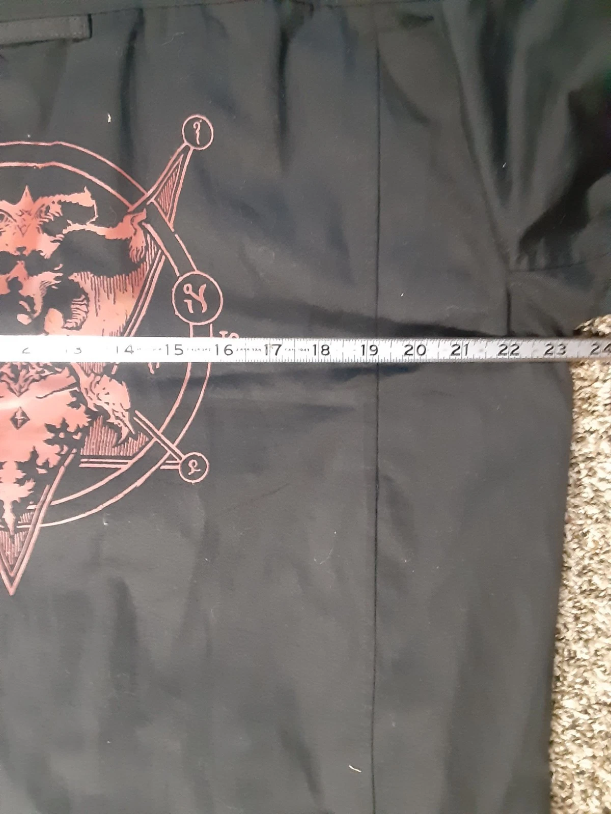 Jinx Diablo IV Blizzard 2022 Lilith Pentagram Canvas Full Zip Hooded Jacket XL  image 8