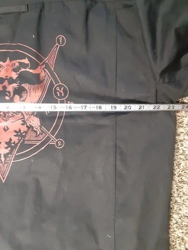Jinx Diablo IV Blizzard 2022 Lilith Pentagram Canvas Full Zip Hooded Jacket XL  image 8