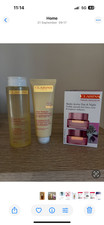 Clarins multi active day and night,  cleanser and toner