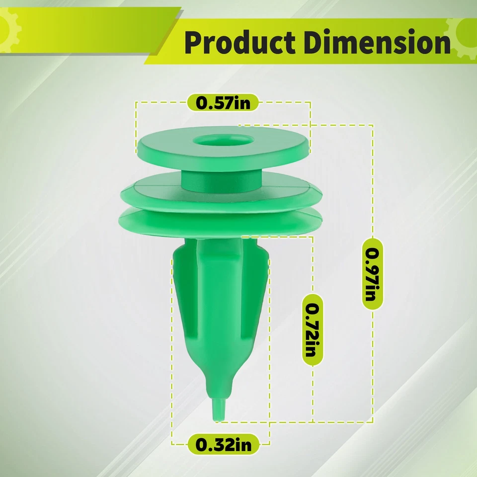 100X 6503204 Door Panel Clip Trim Fastener For Jeep WJ Grand Cherokee Chrysler Foto 4 de 4