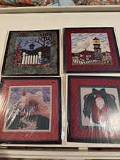 Country Store Piecemakers Quilt Wallhanging Kits LOT 4 Made In USA Lighthouses