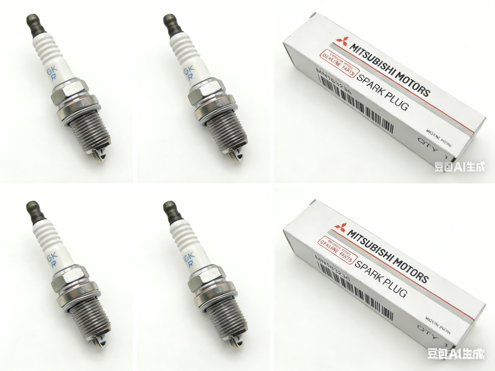 New 6X MN163236 Spark Plug For Mitsubishi Endeavor 3.8L 2004-20082010-2011 2687