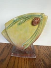 Roseville Wincraft Green Late 1940's Mid Century Pottery Pine Cone Vase 272-6