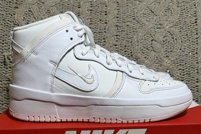 New Nike Dunk High Up Summit White Sail Black Women's Size 9.5 DH3718-100