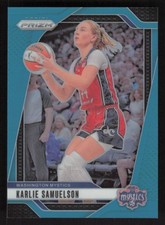 2024 Panini Prizm WNBA #82 Karlie Samuelson Teal Prizms #/49