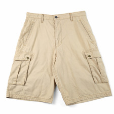 Levi Strauss  Co Two Horse Brand Cargo Shorts Mens 32 Khaki Utility Flat Front