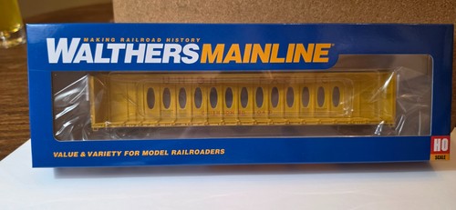 Coche plano de madera Union Pacific 72' Centerbeam 217034 Opera Walthers 910-50748 HO | Condition: New