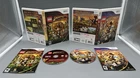 LOT of Wii LEGO Indiana Jones Original & Adventure Continues 2 CIB Tested Works