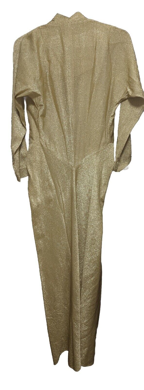 Vintage Gold Lame Styled By Dorian Maxi Dress Siz… - image 2