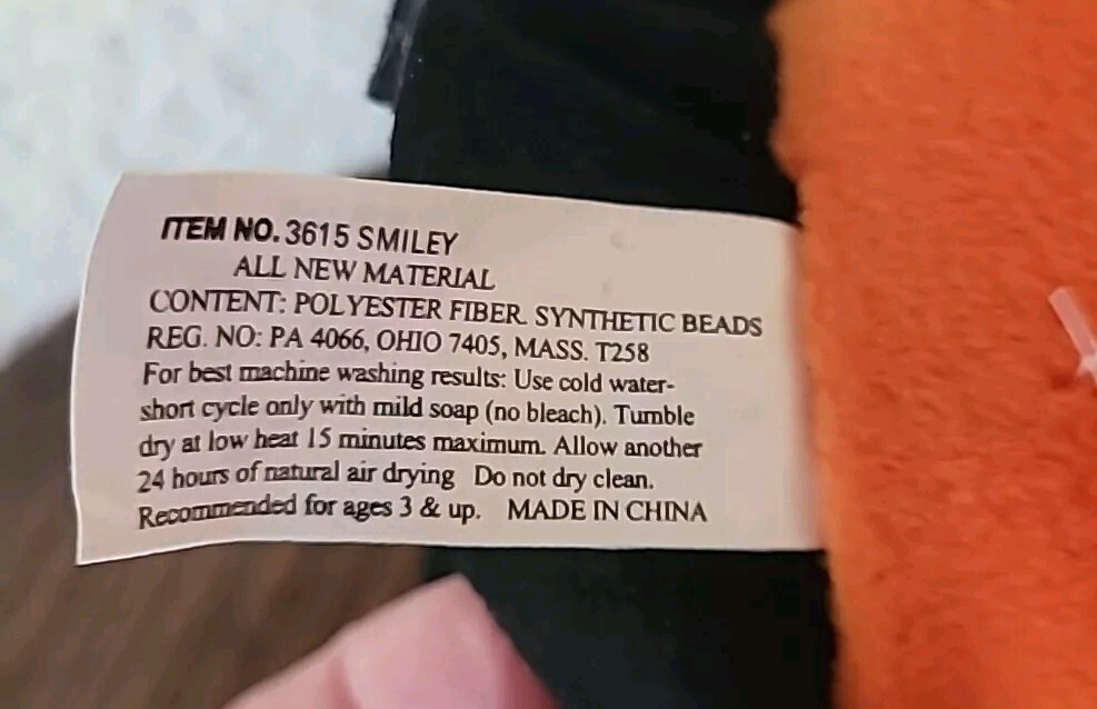 Mighty Star Witch Bean Plush 9 Inch Boppers 24K 1997 Stuffed Animal Toy